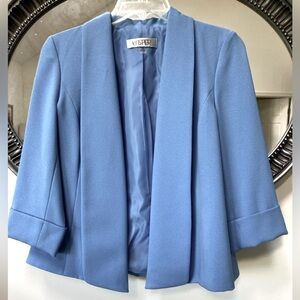 Kasper Blue Open Front Blazer size Small